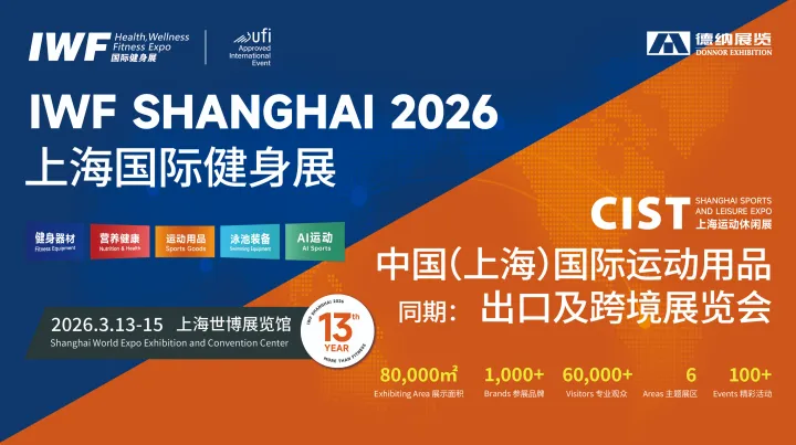 第十三届IWF上海国际健身展暨CIST国际运动用品出口及跨境展览会 