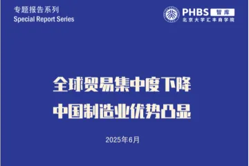 北大汇丰智库：2025全球贸易集中度下降中国制造业优势凸显专题报告