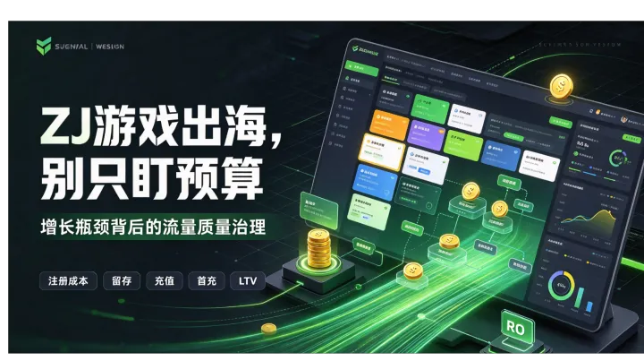 ZJ 游戏出海增长瓶颈，根源往往不在于预算而在于流量质量