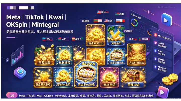 一手解锁TikTok 短视频助力巴西 slots 孵化爆款游戏成功策略