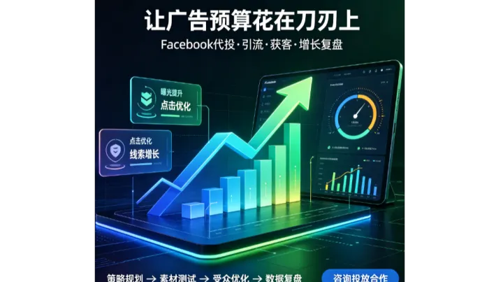 如何在Facebook上投放广告？Facebook脸书代理开户代投优化