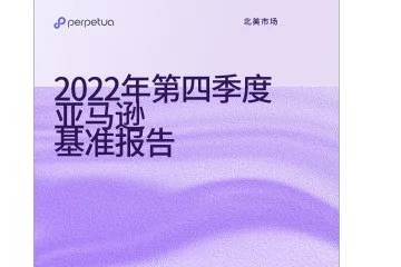 《2022亚马逊Q4广告基准》