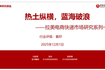 《2025拉美电商快递市场研究》
