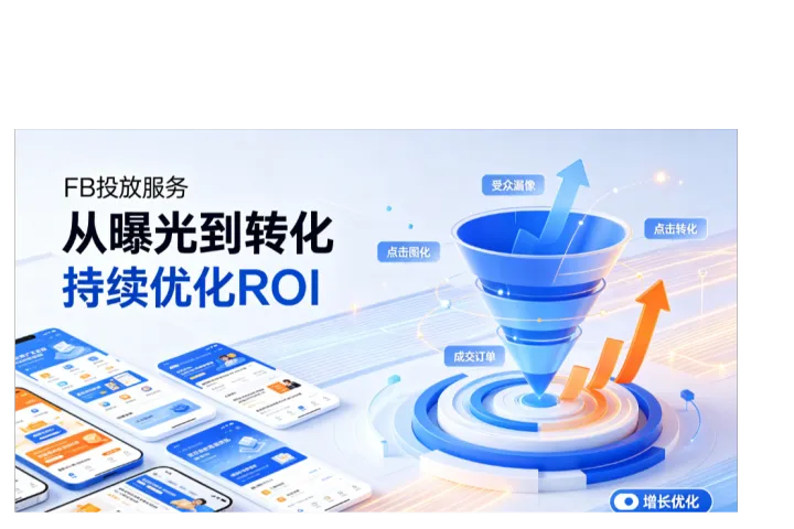 海外Facebook广告投放，全球市场全品类Facebook开户代投营销推广