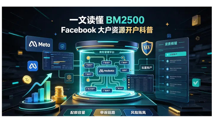 一文读懂 BM2500，Facebook 大户资源开户科普