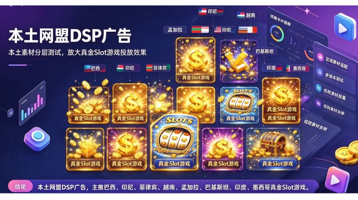 一把手搞懂印尼pwa网页slots电子游戏推广本土网盟DSP广告独家优势
