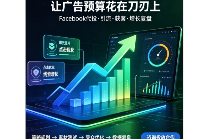 出海广告投放服务：Meta广告投放，FB广告开户代投