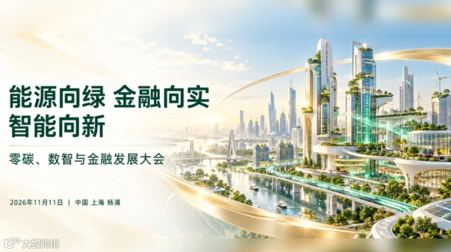 2026能源向绿・金融向实・智能向新 —— 零碳、数智与金融发展大会
