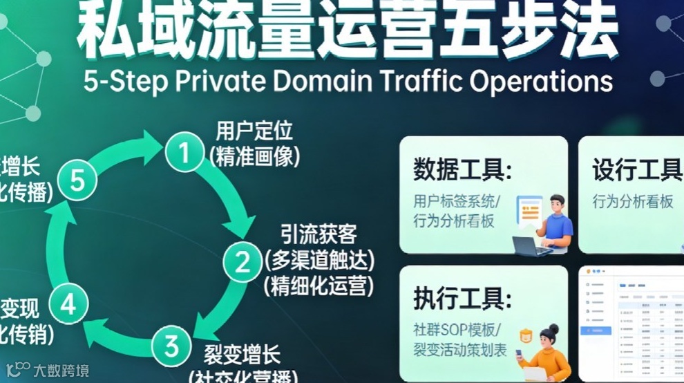 【限时免费】私域流量运营五步法学习手册—用户定位·引流获客·裂变增长