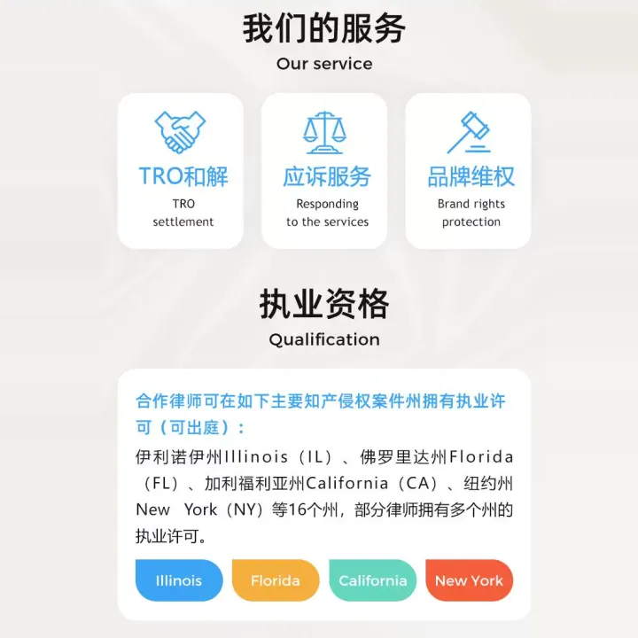 TRO侵权和解与应诉
