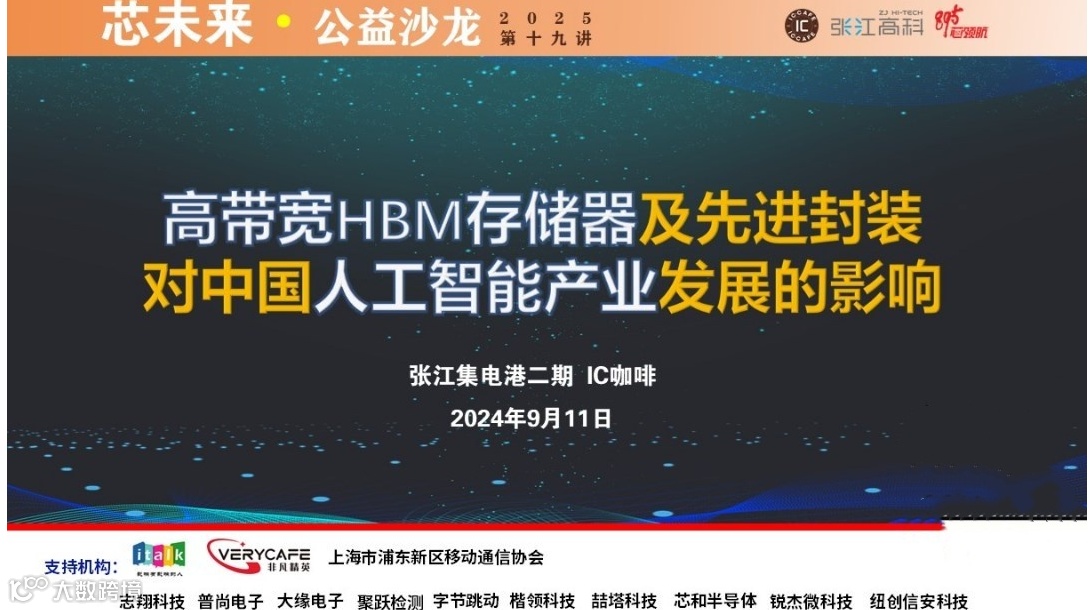 高带宽HBM存储器及先进封装对中国人工智能产业发展的影响