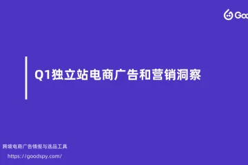 GoodSpy：2022Q1独立站电商广告和营销洞察报告