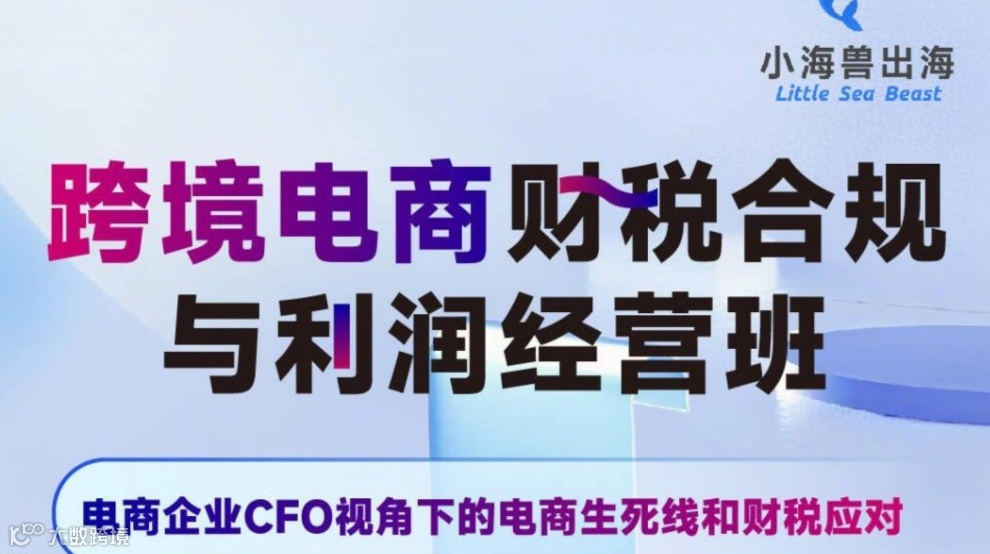 跨境电商财税合规与利润经营班