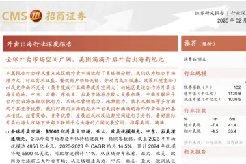 外卖出海行业深度报告全球外卖市场空间广阔美团滴滴开启外卖出海新纪元-25020639页