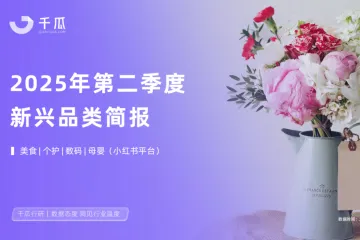 千瓜数据：2025年第二季度新兴品类简报小红书平台