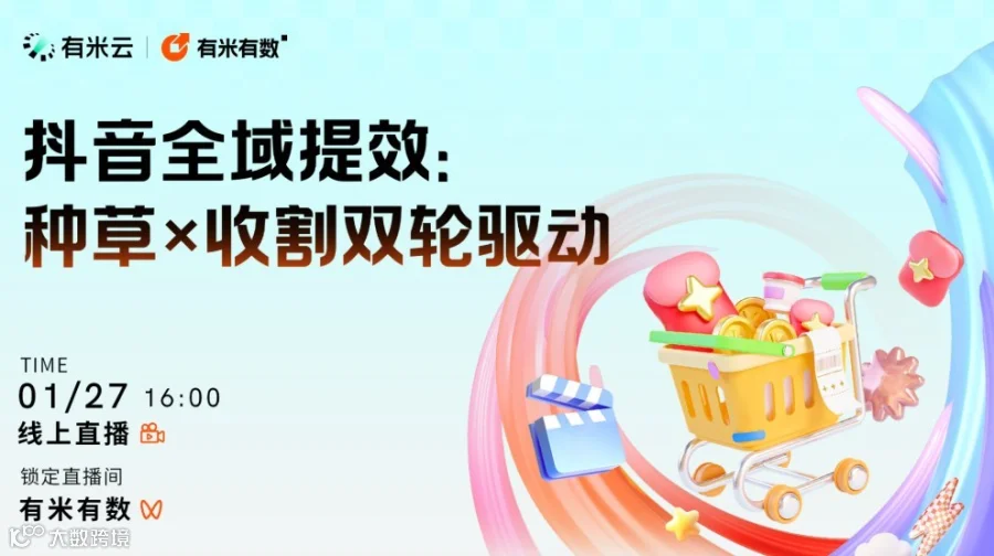 抖音全域提效：种草×收割双轮驱动|大咖茶话会Vol.7