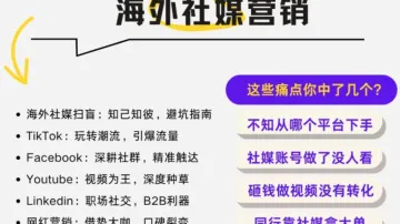『出海实战局』跨境电商加速器之海外社媒营销