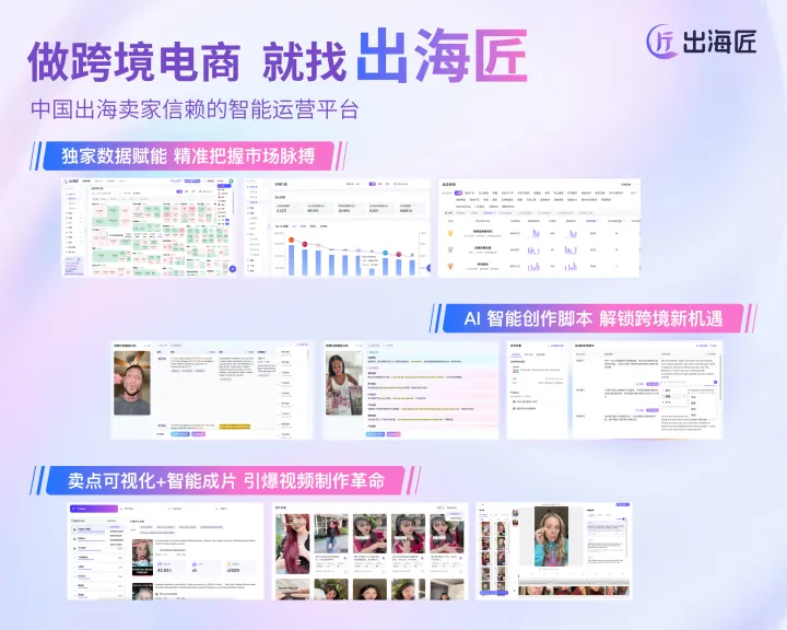 出海匠 - 出海智能运营平台 | 数据选品营销