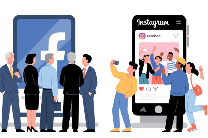 Facebook和Instagram广告的区别