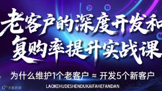《老客户深度开发与复购率提升实战课》