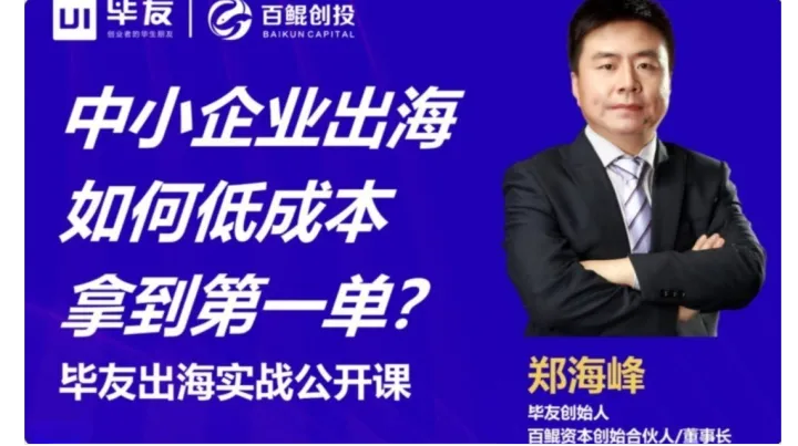 企业出海实战公开课：海外市场精准落地与实战打法