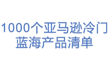 1000个亚马逊冷门蓝海产品清单