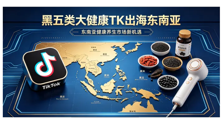 黑五类大健康TikTok出海东南亚：合规爆品+软着陆打法全拆解