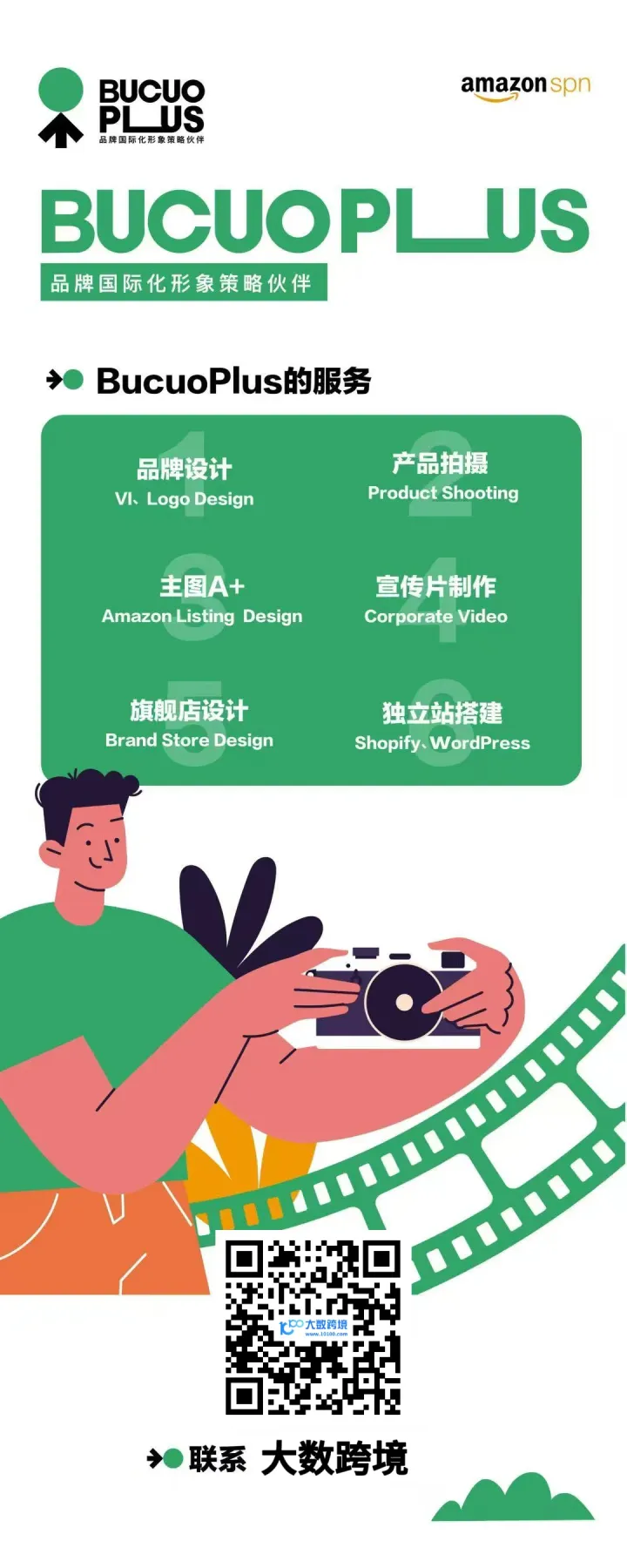 BUCUO PLUS--亚马逊品牌国际化形象