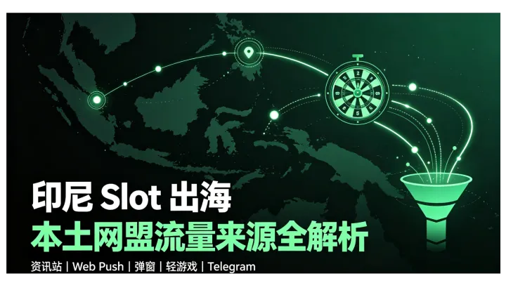 印尼 Slot 出海，本土网盟流量来源全解析