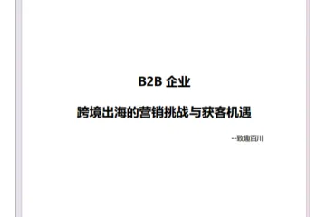 2025B2B企业跨境出海的营销机遇报告