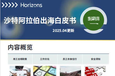Horizons：<em>2025</em>沙特阿拉伯出海白皮书