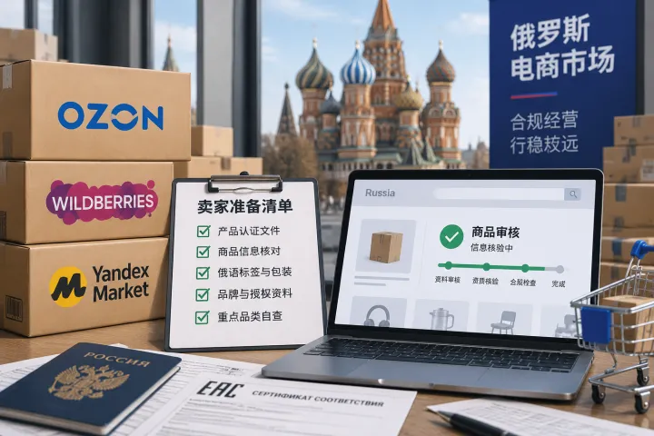   10月俄罗斯电商统一审核上线，Ozon、Wildberries卖家需要提前准备什么？