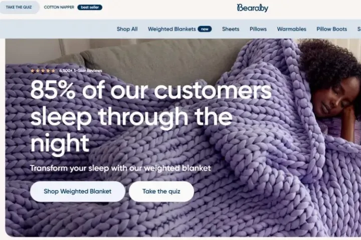 独立站优秀案例分析：睡眠产品最难卖的是效果，Bearaby怎么解决用户不信任？