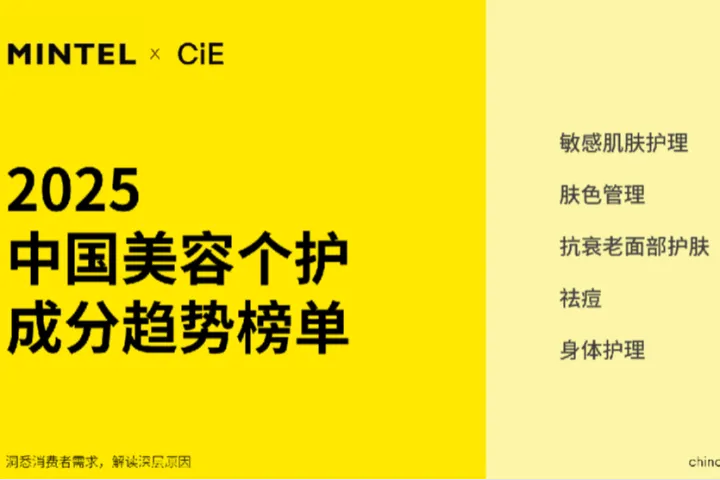 英敏特2025中国美容个护成分趋势榜单59页