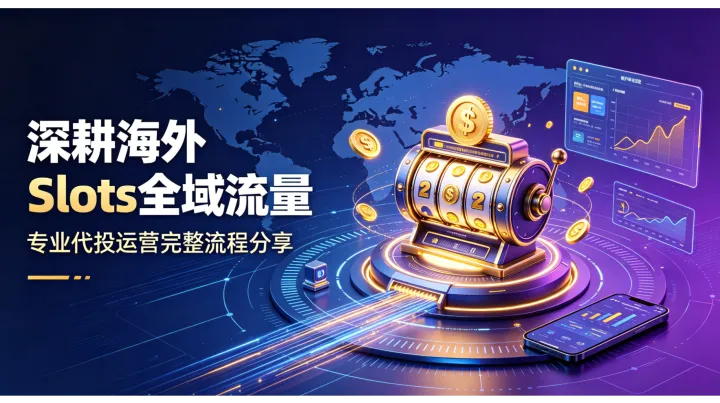 深耕海外Slots全域流量，专业代投运营完整流程分享