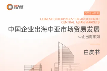 特易资讯:2025中国企业出海中亚市场贸易发展白皮书