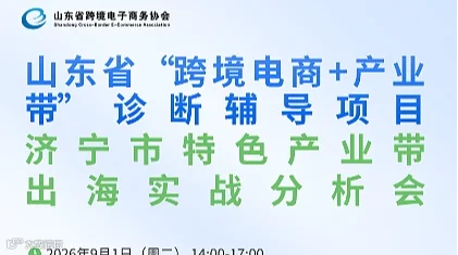 山东省“跨境电商+产业带”诊断辅导项目 济宁市特色产业带 出海实战分析会