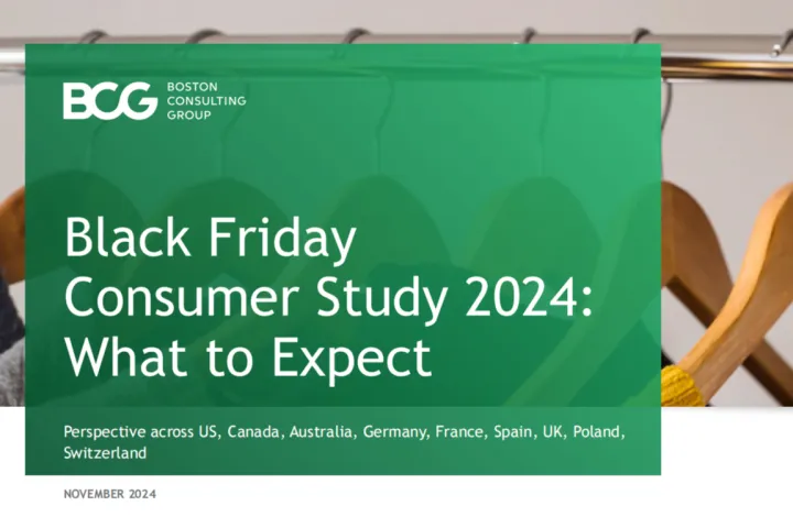 波士顿咨询：2024年黑五购物节消费者<em>意图</em><em>和</em>期望调研报告聚焦9个国家英文版