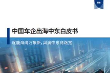 罗兰贝格：2024扬帆出海逐鹿中东中国车企出海中东白皮书