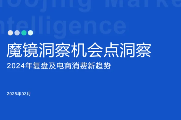 魔镜洞察<em>2024年</em>复盘<em>及</em>电商消费新趋势报告63页