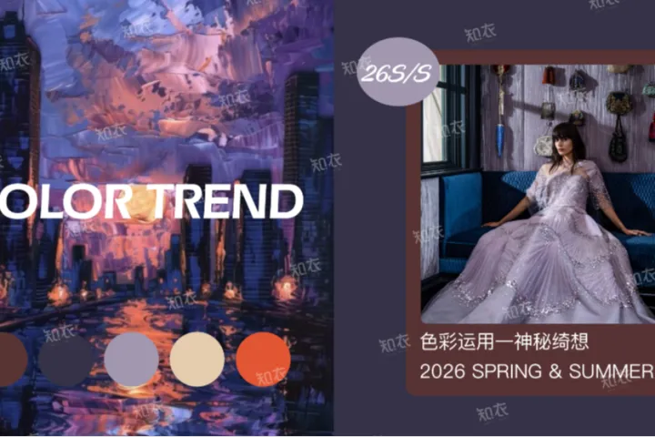 知衣科技2026春夏女装色彩运用神秘绮想13页