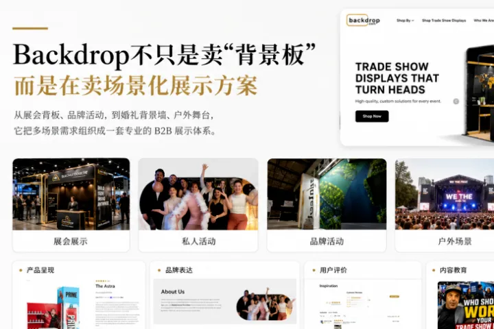 独立站优秀案例分析：不靠广告、经销商，如何让企业为一个背景板支付溢价？