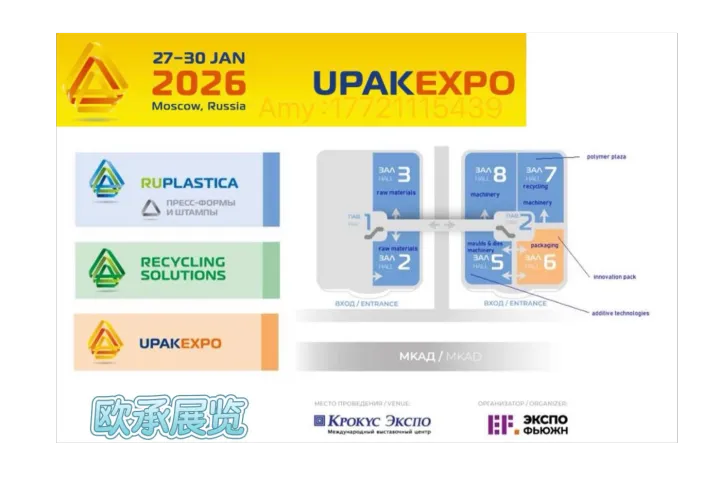 2026年俄罗斯莫斯科包装展览会 UPAKEXPO