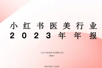 小红书：医美行业2023年度报告