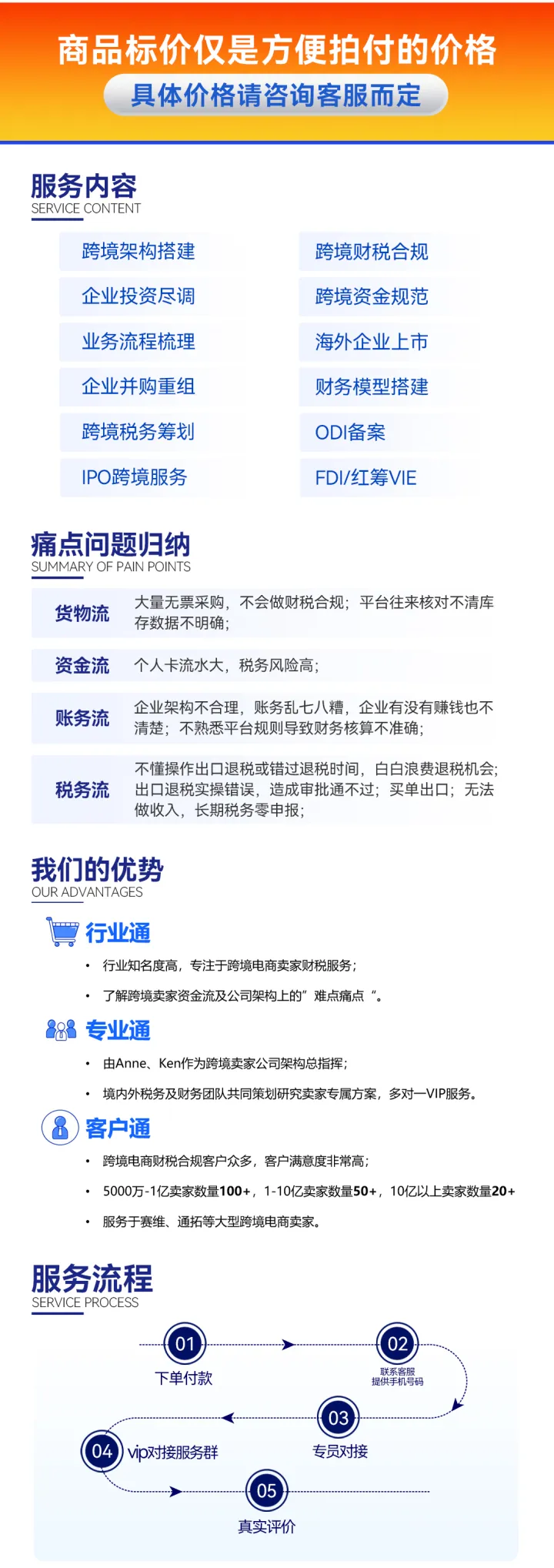 【易税通】全球跨境电商财税合规解决方案｜多对一VIP服务·行业领军团队护航