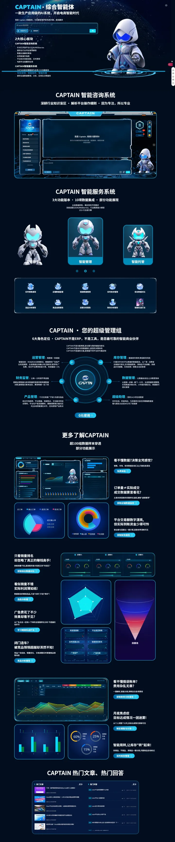 CaptainAI|俄罗斯电商OZON/WB专属AI运营助手