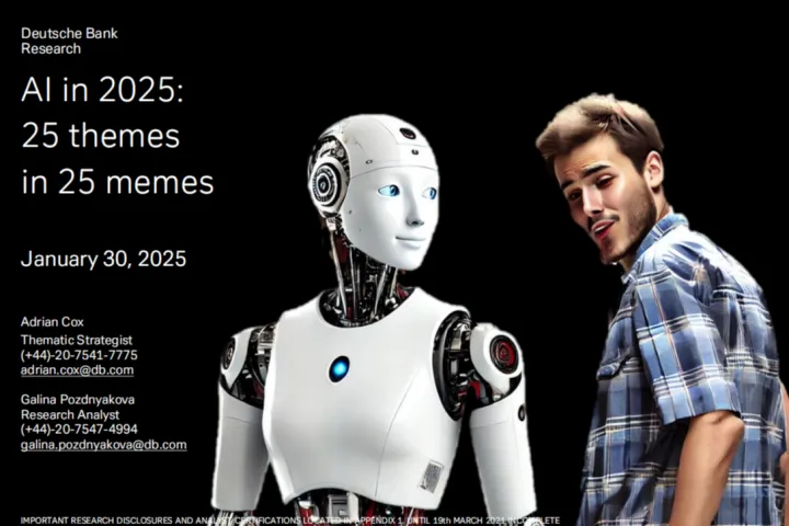 德意志银行2025年人工智能全景从25张创意图解析25个未来AI主题报告英文版39页