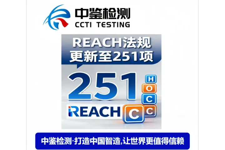 欧盟RECHA 测试项增加到了251项啦