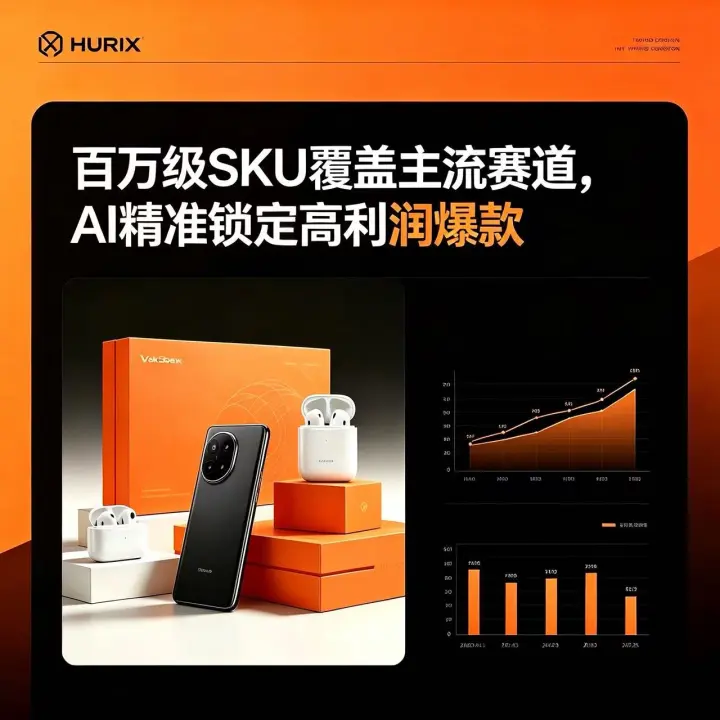 HURIX 英国本土货盘|一件代发+真实库存+智能系统+48小时履约+全自动化