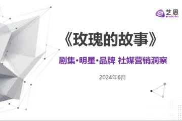 艺恩数据：2024《玫瑰的故事》剧集&明星&品牌 社媒营销洞察报告